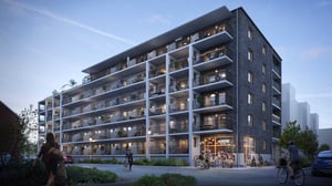 Visionsbild Brf Takträdgården