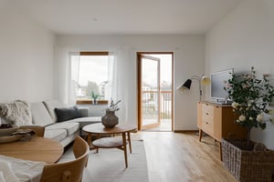 Vardagsrum 2 rok om 58 kvm