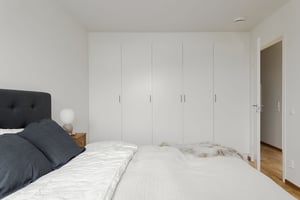 Garderober i sovrum, 2 rok om 58 kvm