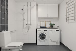 Badrum i 3 rum och kök om 75 kvm