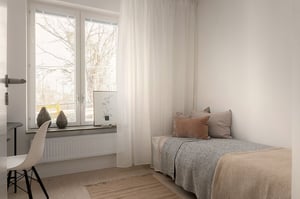 Sovrum i lägenhet 311