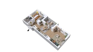 2 rok 53 kvm med inglasad balkong