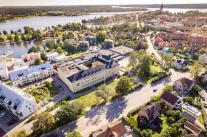 Tomtvy från ovan Bonum Brf Realen