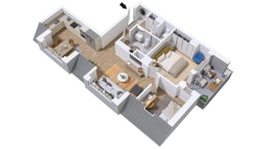 3 rok 72 kvm med inglasad balkong