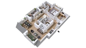 3 rok 90 kvm med inglasad balkong