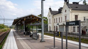 Tågstationen Enköping C
