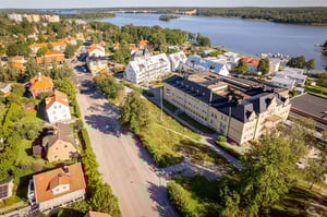 Tomtvy mot Strängnäsbron Bonum Brf Realen