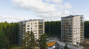 De färdiga husen Brf Utsikten