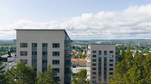 De färdiga husen Brf Utsikten