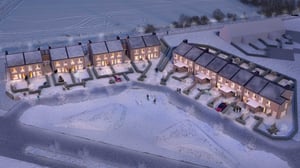 Flygvy över Äppellunden