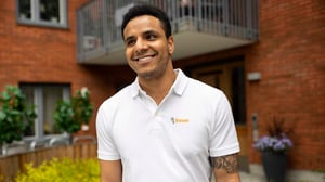 Bonumvärd på innergård