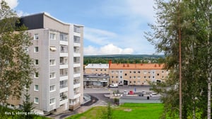 Utsikt från Hus 1, entréplan