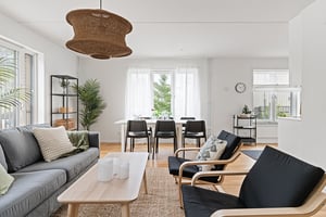 Kv. Kornknarren visningslägenhet 59 kvm, vardagsrum