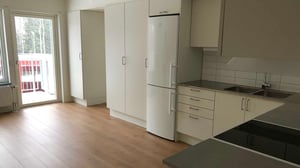 Kök och vardagsrum Kvarteret Rustmästaren i Eksjö