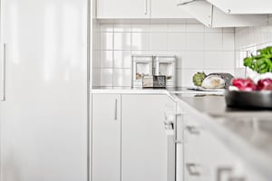 Kök i detalj över köksbänk