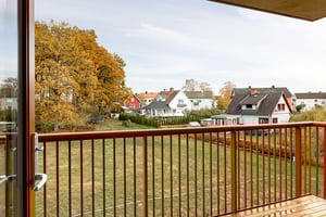 Balkong i 3 rum och kök om 75 kvm