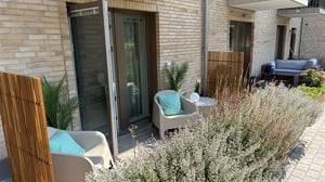 Uteplats mot innergård