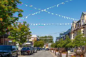 Gata i centrala Strängnäs