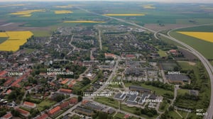 Flygvy över Vellinge