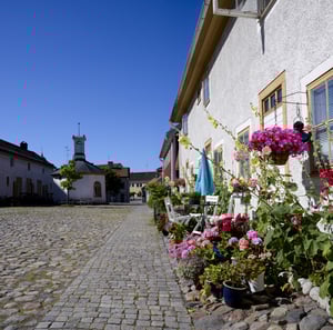 Kullerstensgator i Söderköping