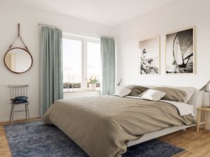 Sovrum i Bonum Brf Alunda