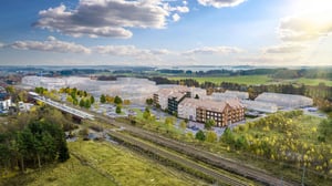 Översiktsbild över Bo Trädgårdsstad - skissbild