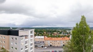 Utsikt från Hus 1, våning 5