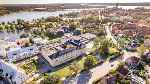 Tomtvy från ovan Bonum Brf Realen