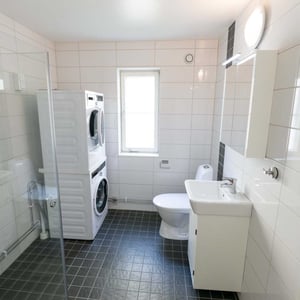 Badrum i renoverad lägenhet