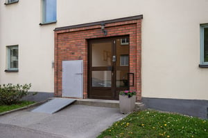 Entreport i flerbostadshus
