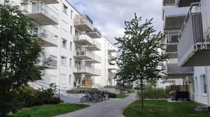 Hyresrätter i Kungsängen, innergård