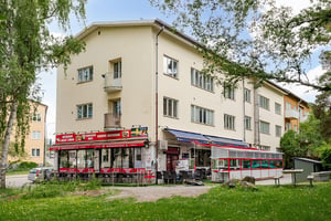 Hyresrättsfastighet med restaurang i entreplan