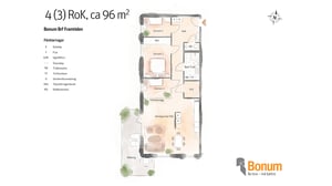 Bonum Brf Framtiden 4 rum och kök 96 kvm