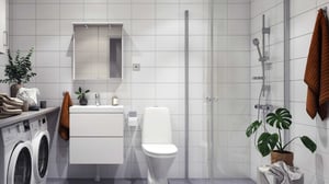 Brf Sjöparken visualisering av badrum