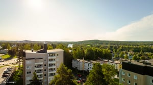 Utsikt från Hus 1, våning 8