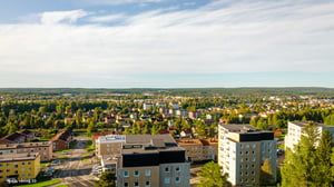 Utsikt från Hus 2, våning 10