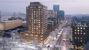 Gatuvy vintertid Brf New York