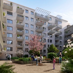 Brf Sydney innergård