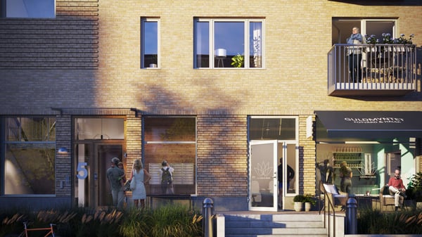 Brf Guldmyntet entré