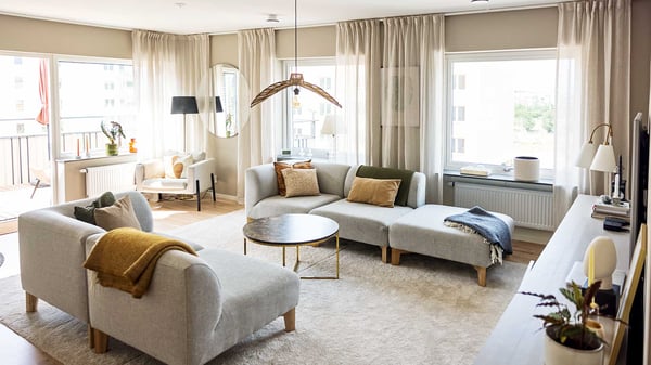 Lägenhet med villakänsla