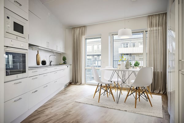 3:a med kök i vinkel