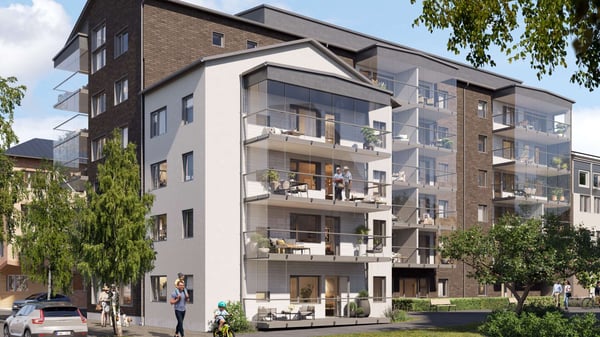 2:a med två balkonger