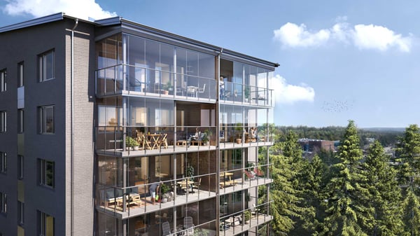 3:a högt upp i huset