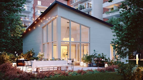 Orangeri på innergården