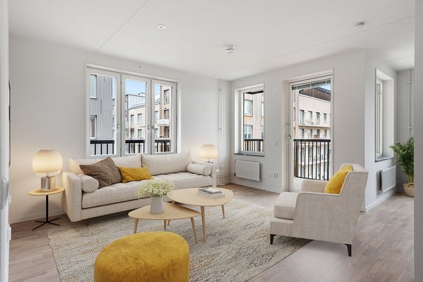 3:a med rymligt sovrum - seniorbostad