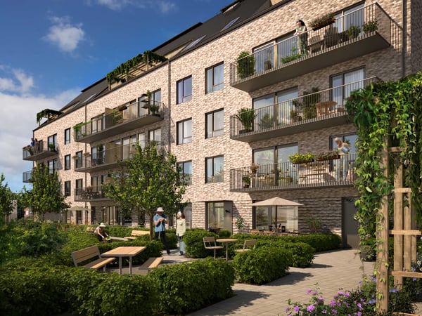 2:a med två uteplatser