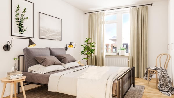 Sovrum i lägenhet 0152