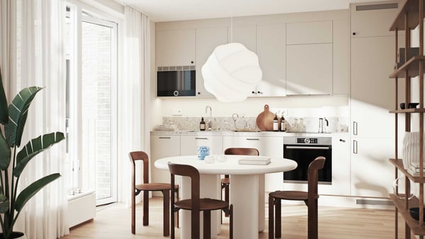 Rymlig 3:a med kök från Vedum