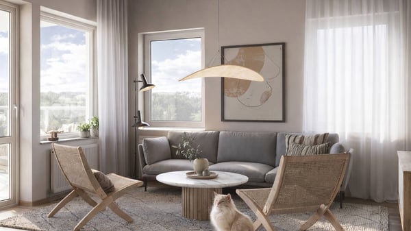 2:a med inglasad balkong