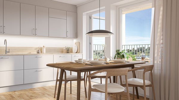 2:a med öppen planlösning